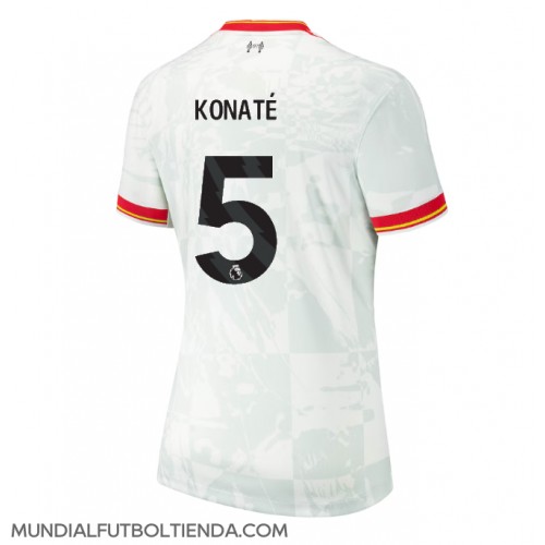 Camiseta Liverpool Ibrahima Konate #5 Tercera Equipación Replica 2024-25 para mujer mangas cortas